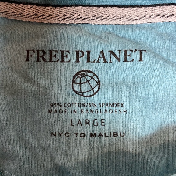 Free Planet Short Sleeve T Shirt Men’s Large - Picture 3 of 3